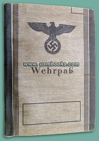 1945 Nazi Wehrpass Wehramt Aurich